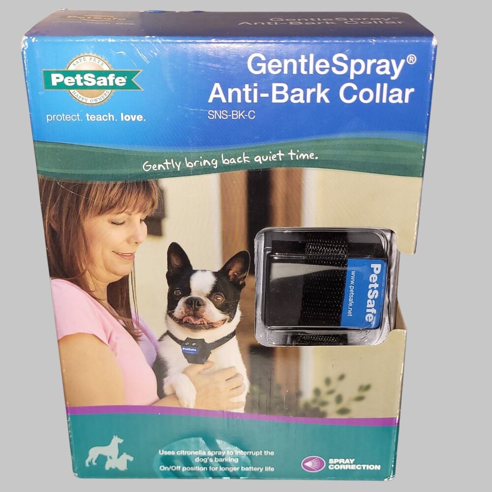 PetSafe Gentle Spray Anti-Bark Dog Collar Model SNS-BK-C New Sealed